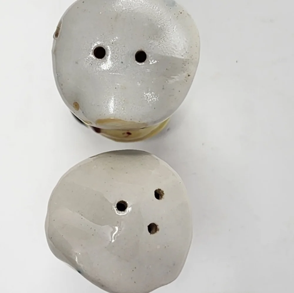 Vintage Ceramic Japan Man And‎ Woman Chefs Salt And Pepper Shakers